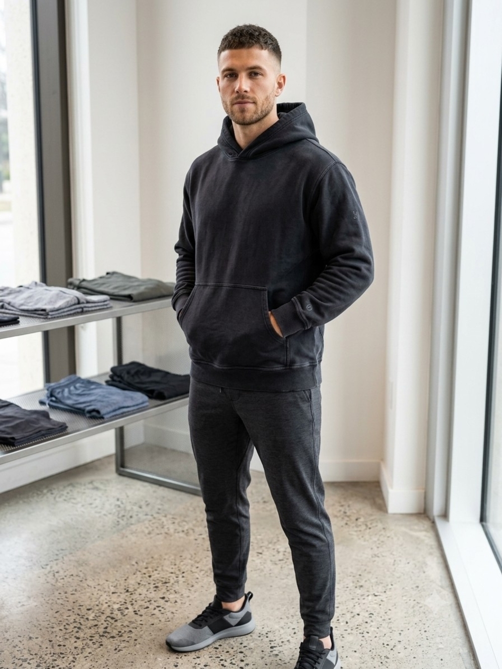 Lululemon All Yours Hoodie in Washed Black – Size M